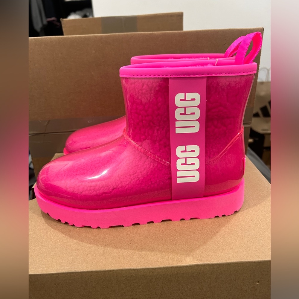 UGG Classic Clear Mini Boots Taffy Pink